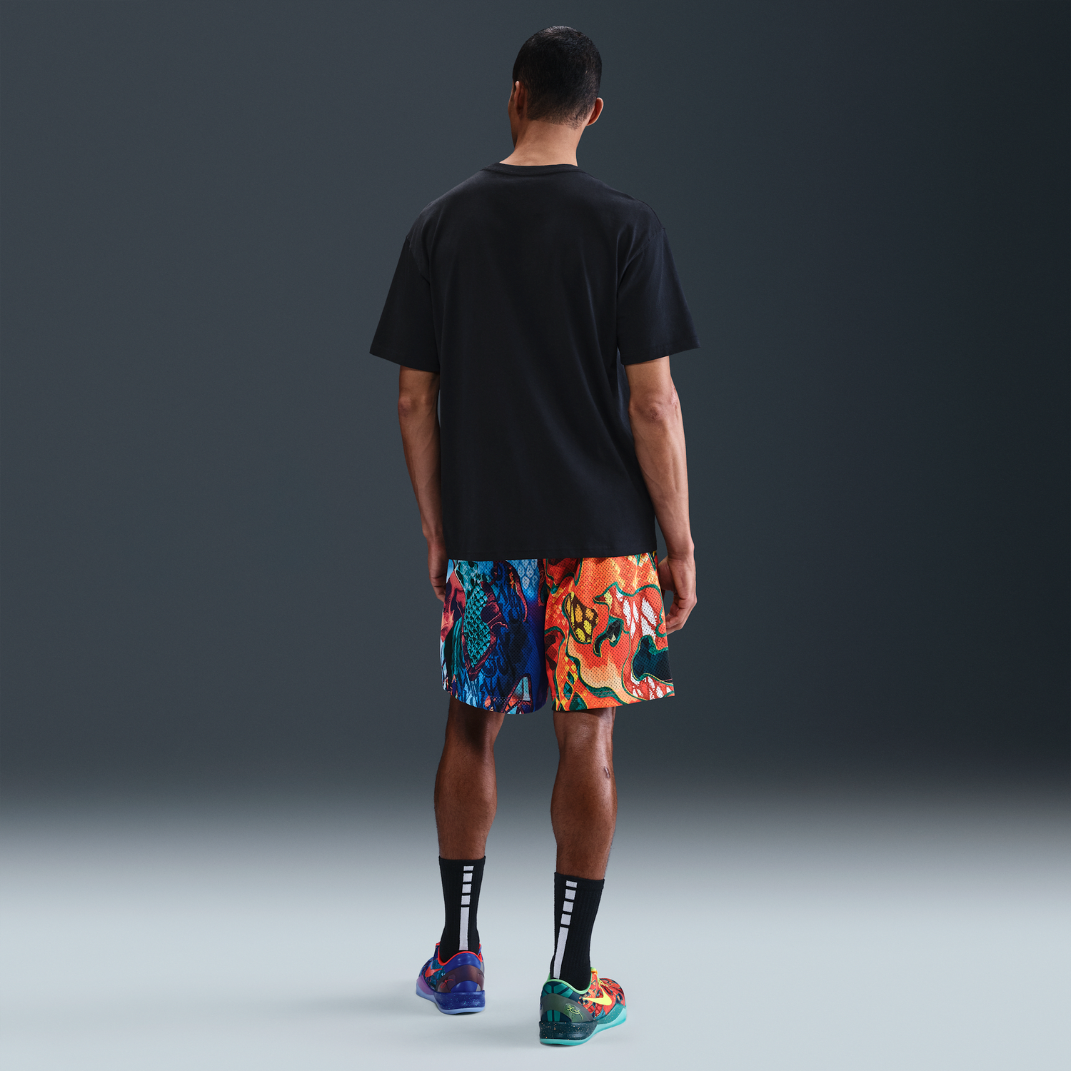 Тениска Nike Dri-FIT 6" Kobe Reversible Basketball Shorts - Size: M Черно | HJ4209-010, 1