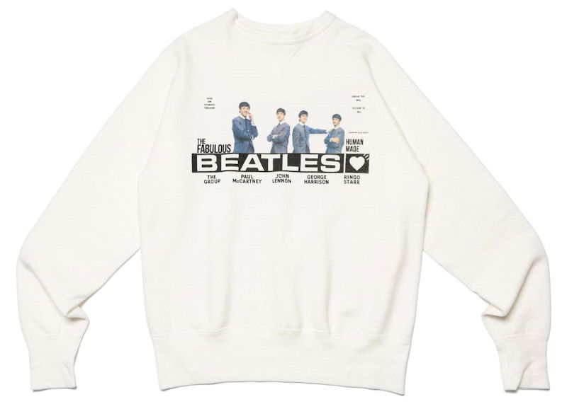 Суитчър Human Made Beatles Sweatshirt Бяло | HM25CS014, 0
