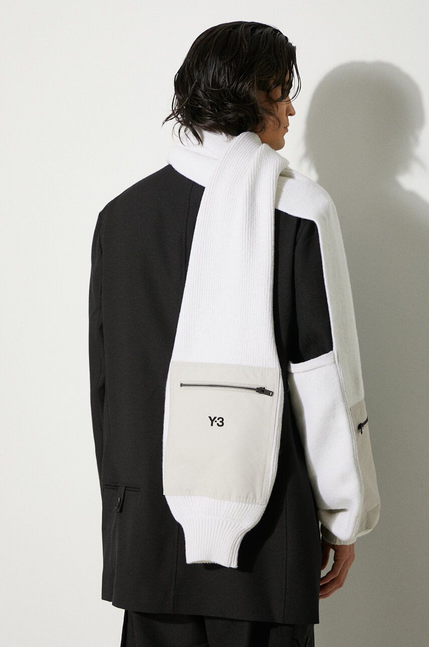 Шал Y-3 Scarf With Pocket Бяло | JI6797, 0