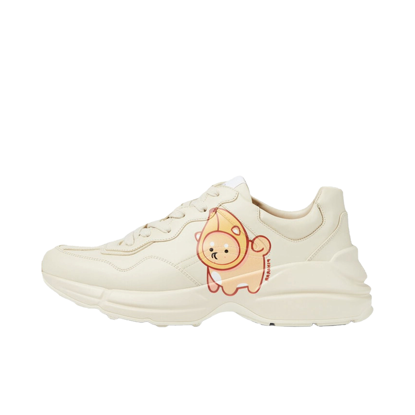 Кецове и обувки Gucci Rhyton Off White Pikarar Бежово | _737521 DRW00 9522