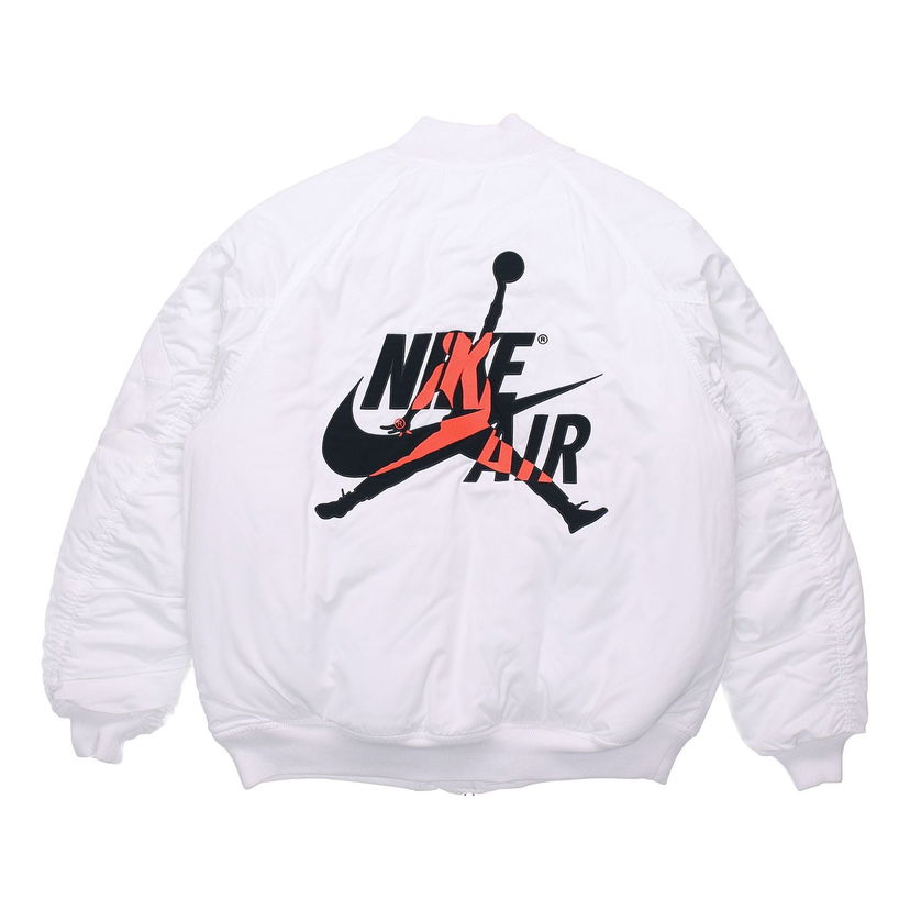 Яке бомбър Jordan Jordan Wings MA-1 Casual Jacket Бяло | AV2599-100