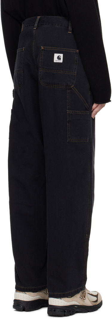 Карго панталони Carhartt WIP Double Knee Denim Work Pants Черно | I034229 8906, 2
