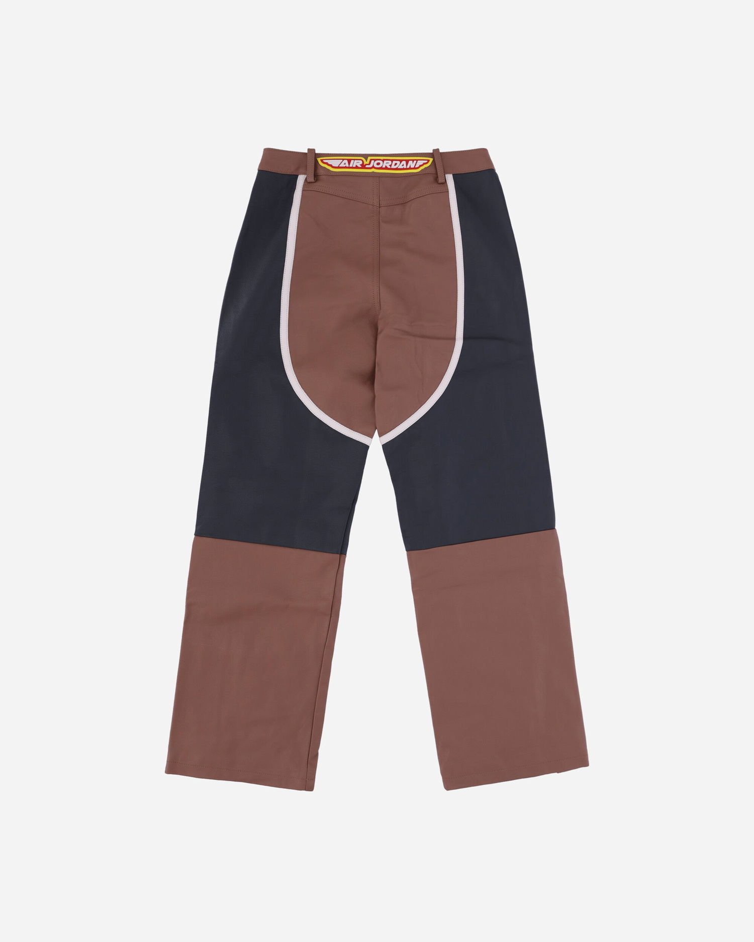 Панталони Jordan x Travis Scott Leather Trousers Кафяво | DX8601-256, 1