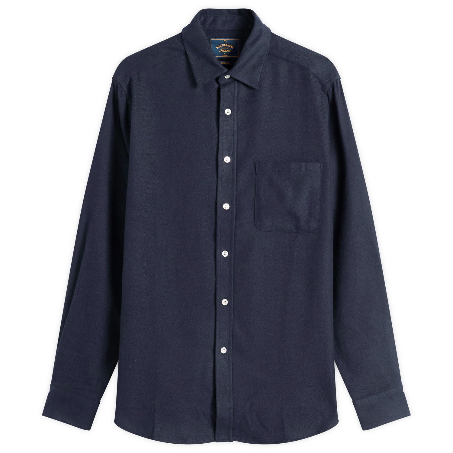 Риза Portuguese Flannel Teca Flannel Shirt, Size Small Тъмно синьо | AW25072-NVY, 1