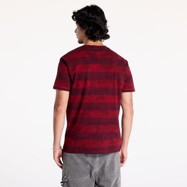 Тениска Tommy Hilfiger Regular Classic Overdyed Tee Deep Rouge/ Heritage Pink Stripe Червено | DM0DM19732 VLP, 2