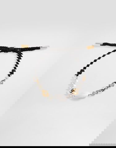 Гривна Dolce & Gabbana Dolce & Gabbana Beaded Cord Bracelet Черно | WBR5C3W1111N0011, 0