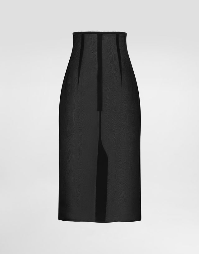Dolce & Gabbana Chiffon Voile Calf-Length Skirt