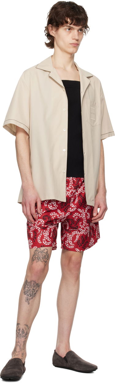 Риза LANVIN Lanvin Fluid Bowling Shirt Бежово | RM-SI0119-6037-P25, 3