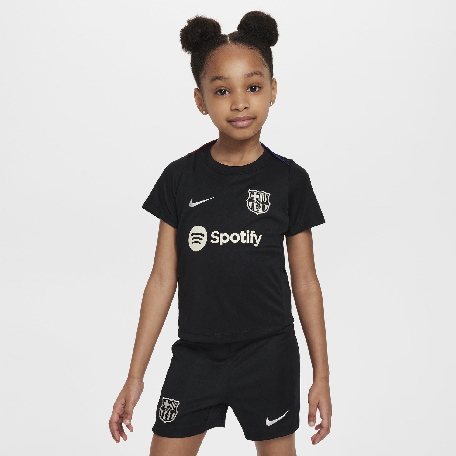 Комплект Nike FC Barcelona Academy Pro Dri-FIT Short Sleeve Football Set Черно | FQ0070-010, 1