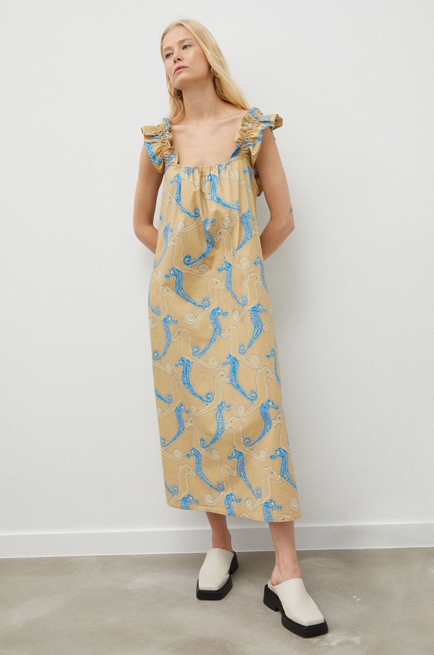 Pокля Samsoe Samsoe Gill Dress Бежово | F22200107, 0