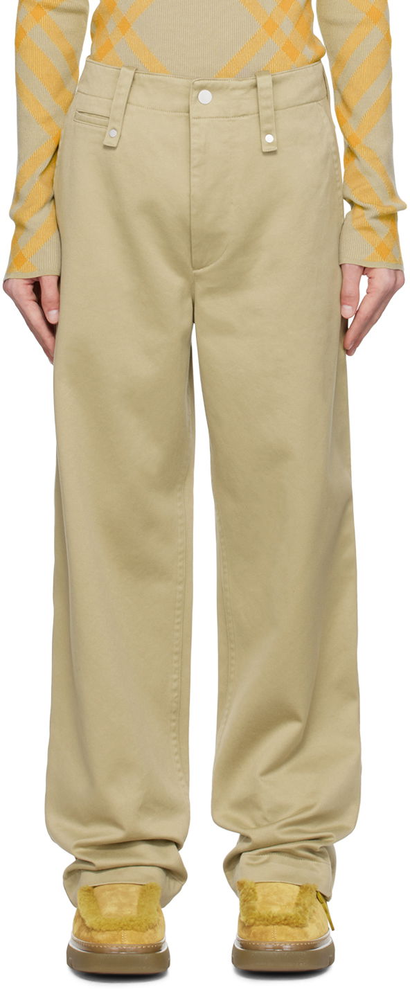 Панталони Burberry Four-Pocket Trousers Бежово | 8076646, 0