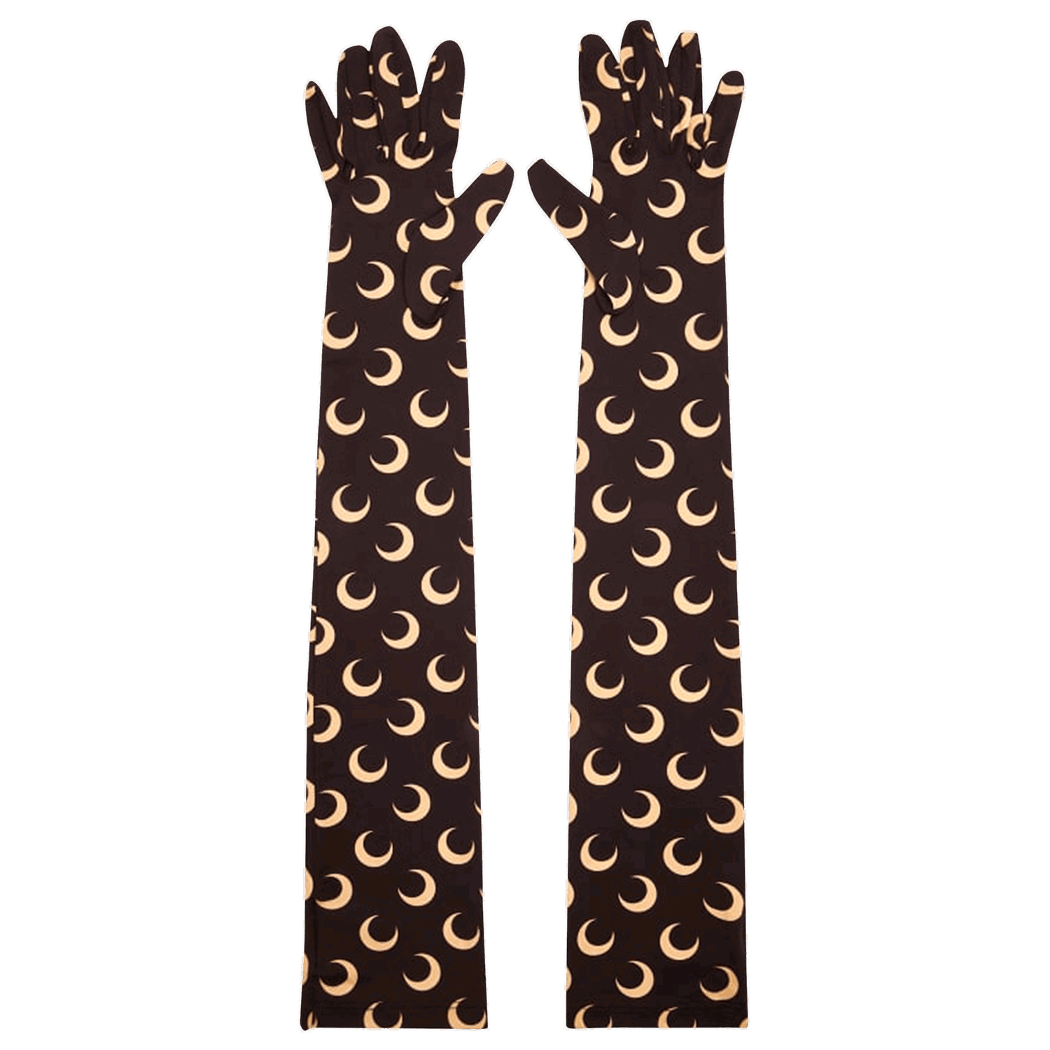 Ръкавици Marine Serre All Over Moon Gloves 'All Over Moon Brown' Многоцветен | A004ICONWFW22 08, 0