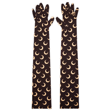 Ръкавици Marine Serre All Over Moon Gloves 'All Over Moon Brown' Многоцветен | A004ICONWFW22 08, 0