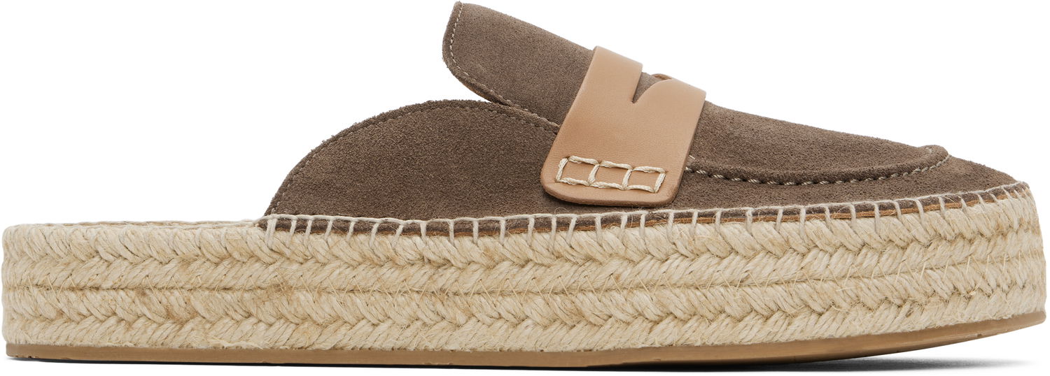 Кецове и обувки JW Anderson JW Anderson Espadrille Loafer Mules Кафяво | LF0054-LA0240, 0