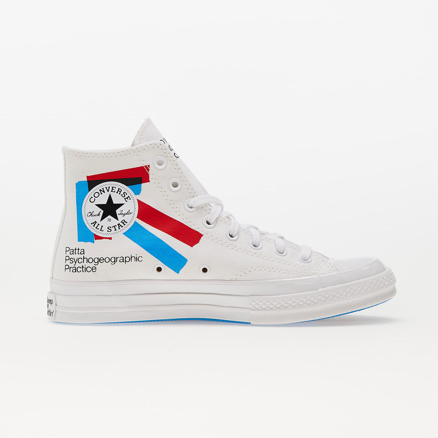 Кецове и обувки Converse Experimental Jetset x Patta x Chuck 70 High Бяло | A03173C, 1