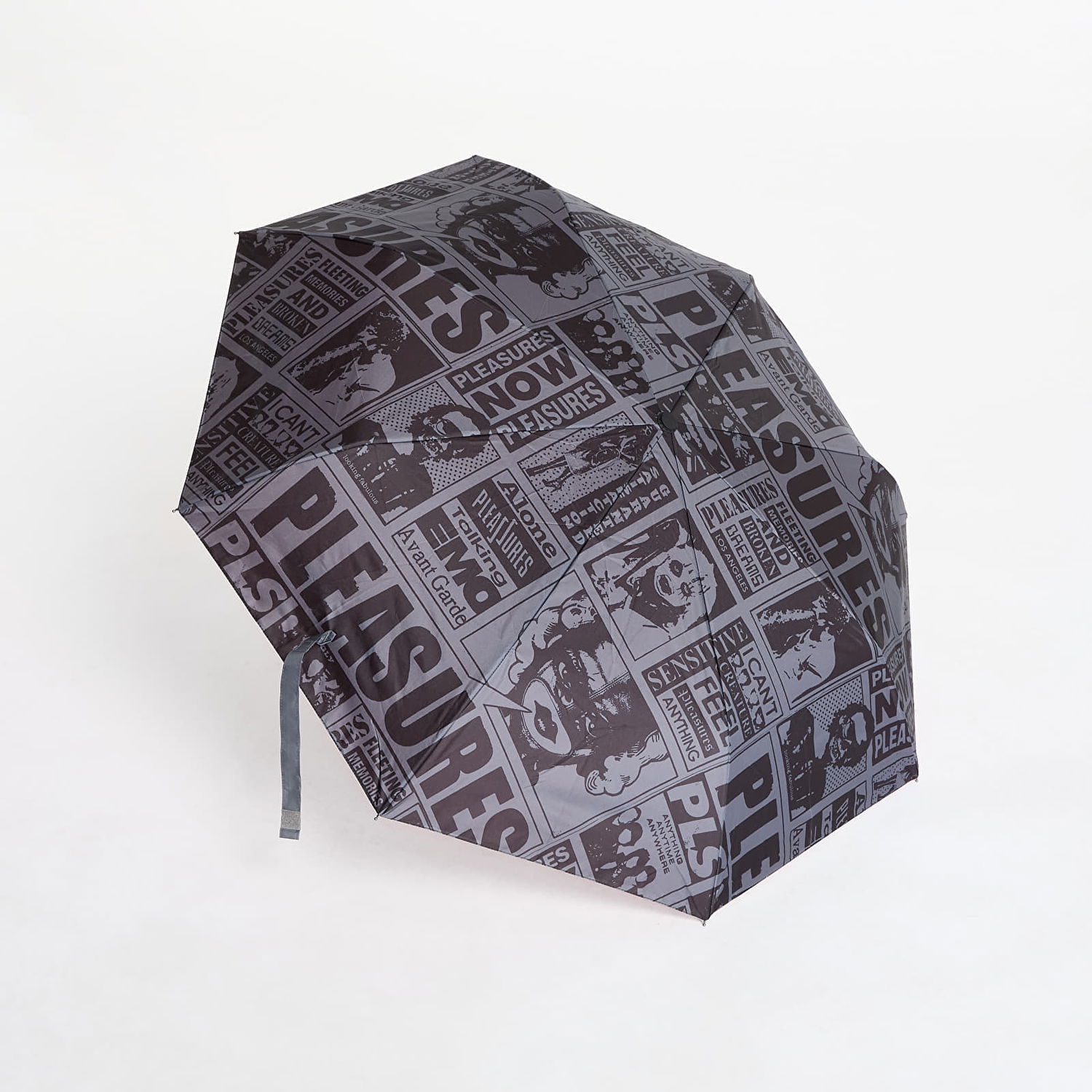 Аксесоари Pleasures PLEASURES Newsprint Umbrella Сиво | P25SP082 BLACK, 0