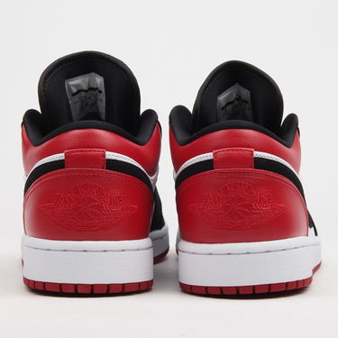 Кецове и обувки Jordan Air Jordan 1 Low "Black Toe" GS Червено | 553560-116, 3