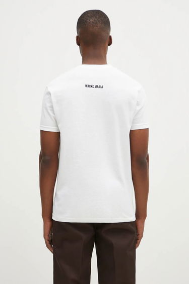 Тениска WACKO MARIA Tim Lehi Applique T-Shirt Бяло | 24FW.WMT.TEE06, 2