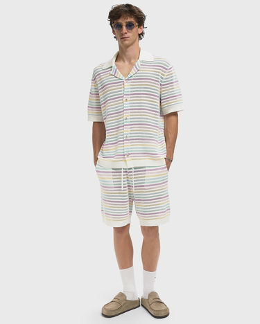 Къси панталони Casablanca Rainbow Crochet Knit Shorts Многоцветен | M-AW25-KW-1098-01, 1