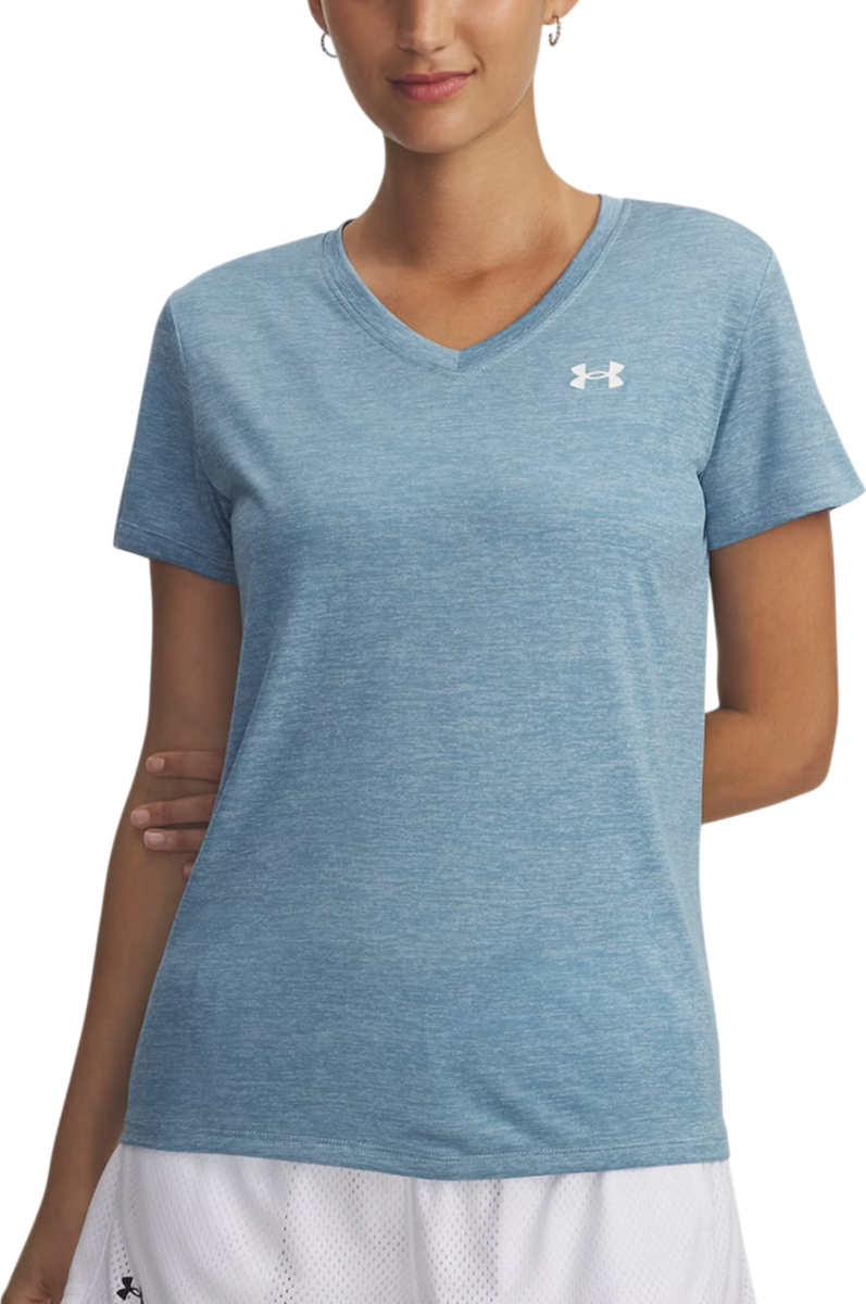 Тениска Under Armour Under Armour Tech Twist V-Neck Short Sleeve T-Shirt Синьо | 1384227-453, 0
