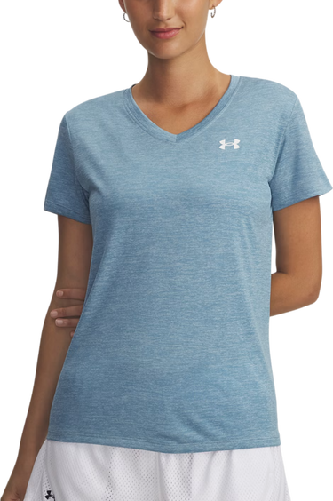 Тениска Under Armour Under Armour Tech Twist V-Neck Short Sleeve T-Shirt Синьо | 1384227-453, 0