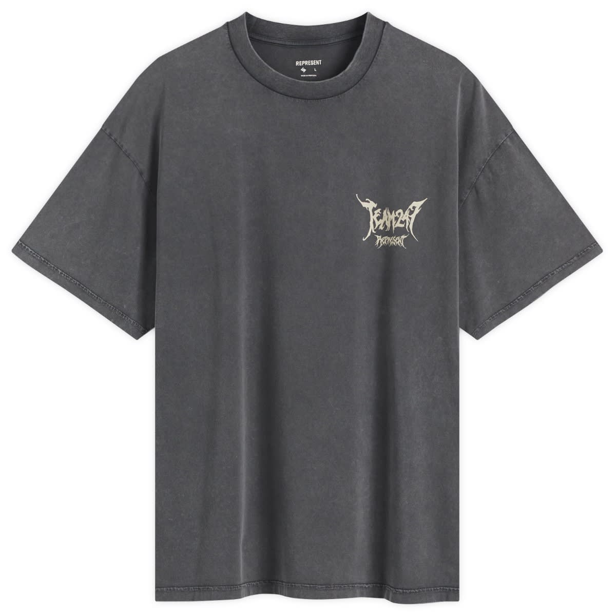 Тениска Represent Clo Represent 247 Oversized T-Shirt, Size Large Сиво | 247M4146-46, 1