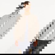 Cursive Coach Jacket UNISEX Light Grey