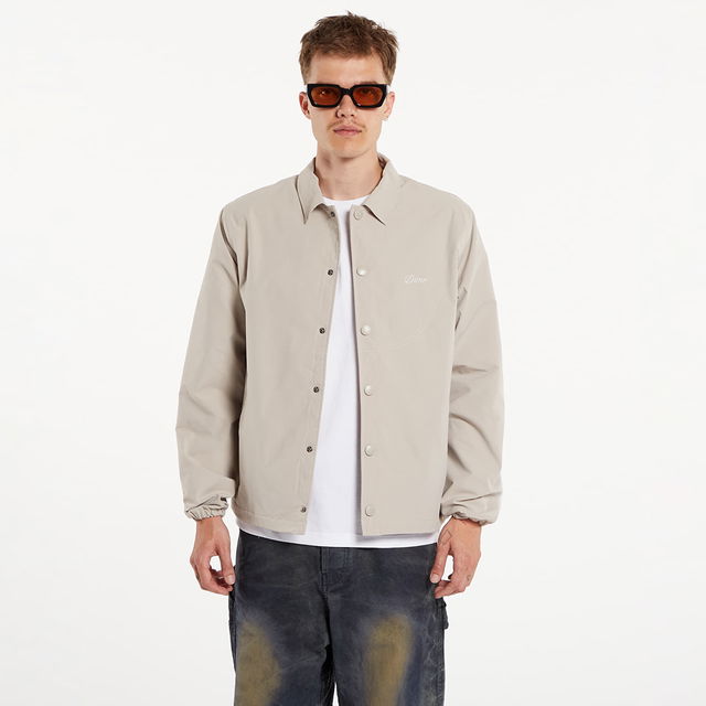 Cursive Coach Jacket UNISEX Light Grey