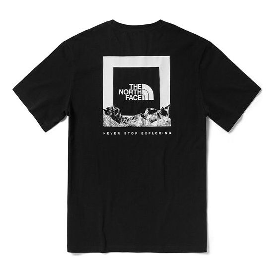 Тениска The North Face Mountain Graphic Tee Черно | NF0A5JTT-JK3