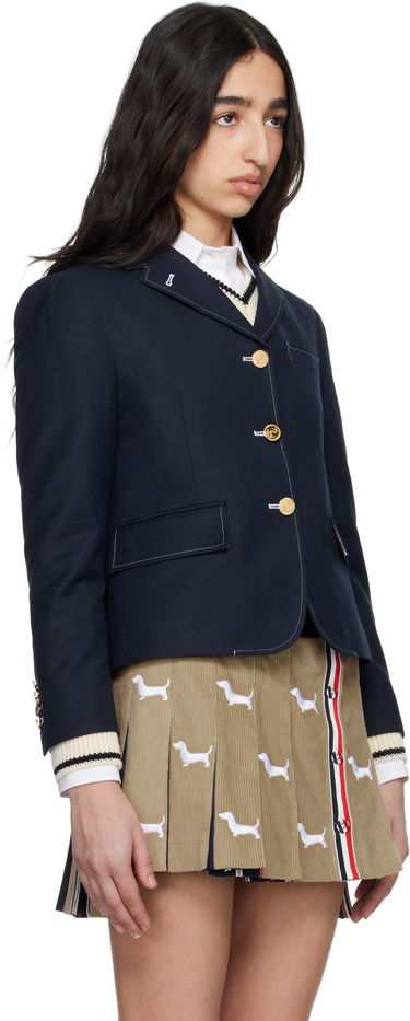 Яке Thom Browne Thom Browne High Break Sportcoat Blazer Тъмно синьо | FBC929H-F0829, 1