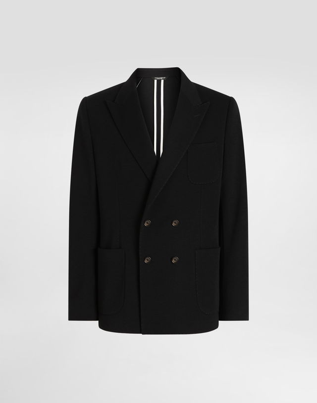 Dolce & Gabbana Portofino Double-Breasted Jersey Jacket