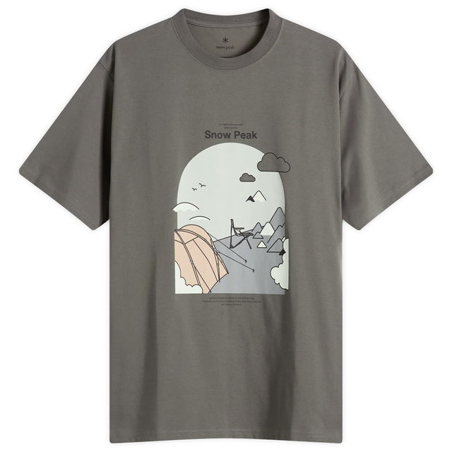 Camping Graphic T-Shirt, Size Small