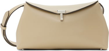 Чанта през рамо TOTEME Toteme T-Lock Leather Clutch Бежово | 234-WAL950-LE0025, 0