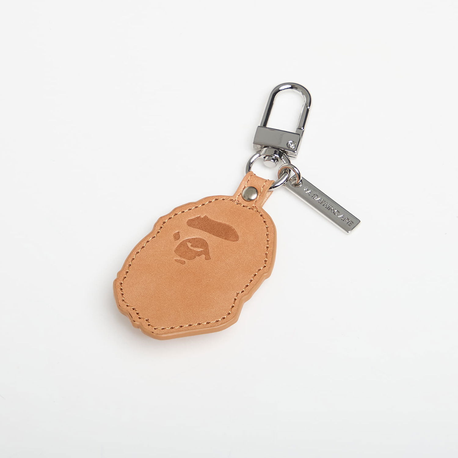 Ключодържатели BAPE Ape Head Leather Keychain Бежово | 001GDL801002MBRW, 0