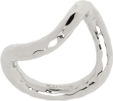 Пръстен Jil Sander Jil Sander Hammered Ring Металик | J30UQ0039_P6959, 0