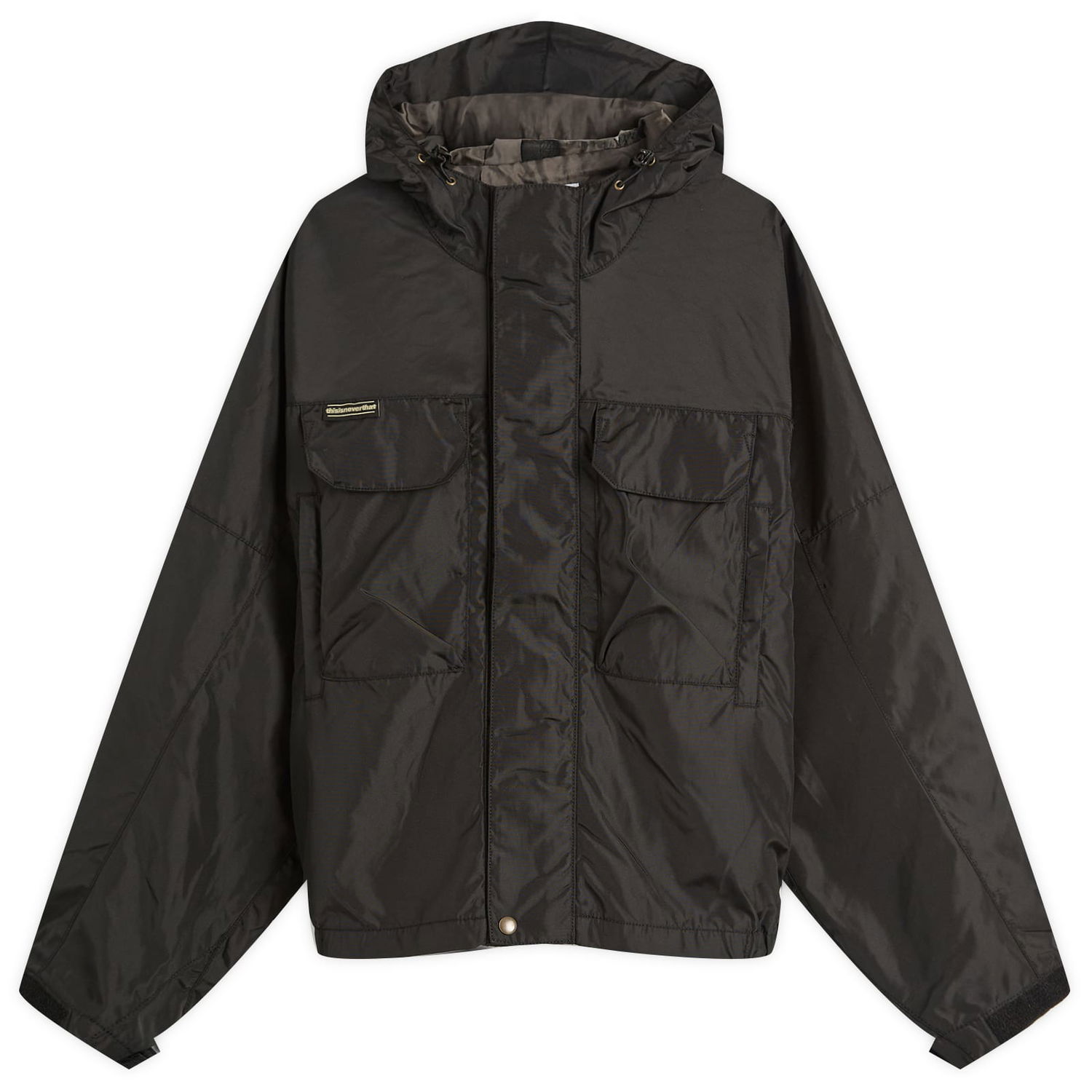 Яке thisisneverthat thisisneverthat SP Logo Wading Jacket, Size Large Черно | TN253WOWLS04-BLK, 0