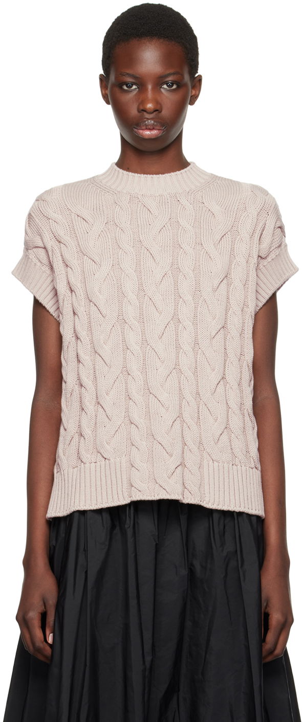 Пуловер Max Mara Max Mara Eric Cable Knit Sweater Розово | 2429356011600, 0