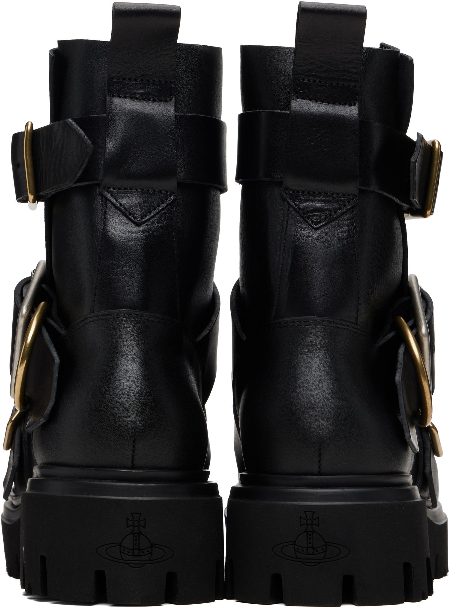 Кецове и обувки Vivienne Westwood Empire Buckle Platform Boots Черно | 7101007MM-C006V-, 1