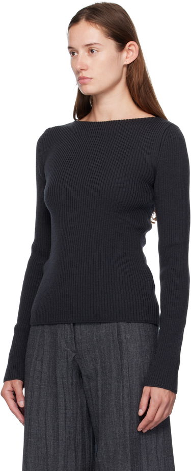 Пуловер OUR LEGACY Our Legacy Strict Knit Sweater Тъмно синьо | W4253SO, 3