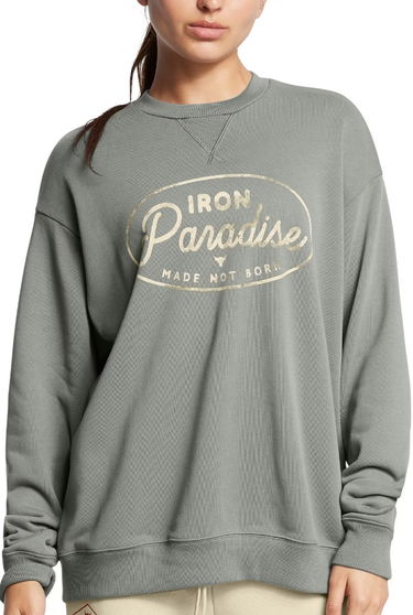 Пуловер Under Armour Project Rock Heavyweight Crew Sweatshirt Зелено | 1386444-709, 0