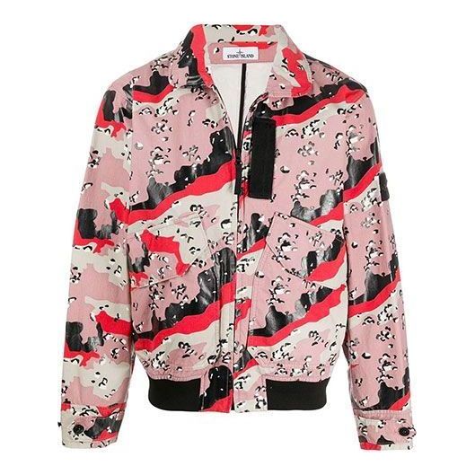 Яке бомбър Stone Island Desert Camo Pocket Jacket Червено | 7215445E3-V0097, 0