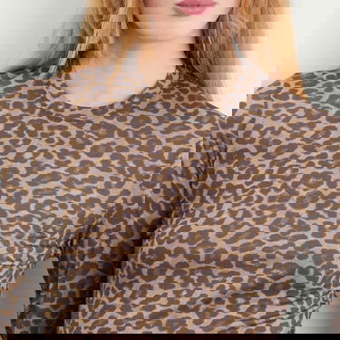 Тениска Anine Bing Sylvie Long Sleeve T-Shirt Бежово | A-08-12304-MTL59, 5