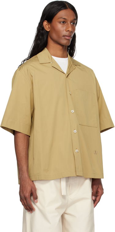 Риза Jil Sander Jil Sander Cotton Poplin Shirt Бежово | J47DL0166_J45292, 1