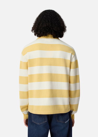 Пуловер AXEL ARIGATO Frey Striped Long-sleeved Polo Sweater Многоцветен | A3315003, 4