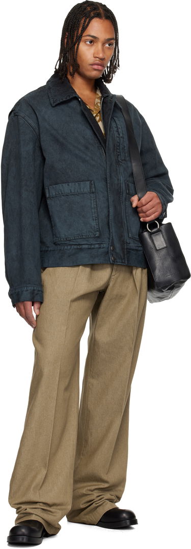 Чанта през рамо Dries Van Noten Dries Van Noten Leather Crossbody Bag Черно | 252-021519-195, 3