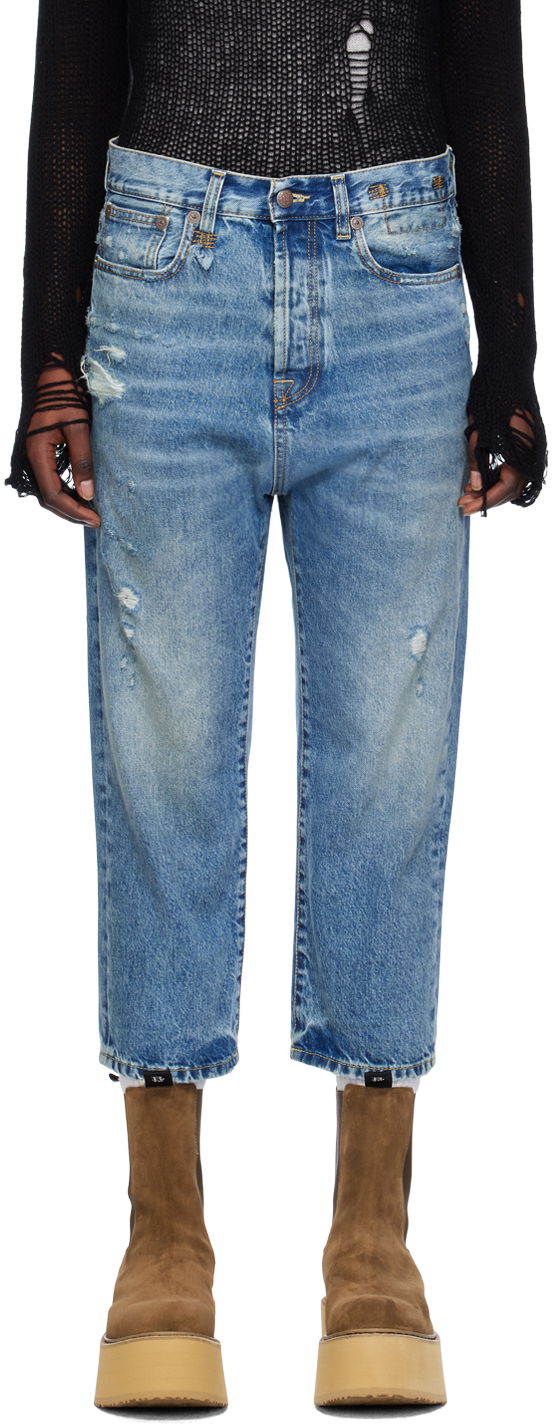 Дънки R13 R13 Tailored Drop Jeans Синьо | R13W6452-969A, 0