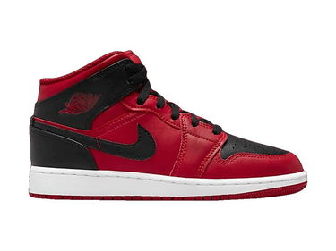 Кецове и обувки Jordan Air Jordan 1 Mid Reverse Bred GS Червено | 554725-660, 0