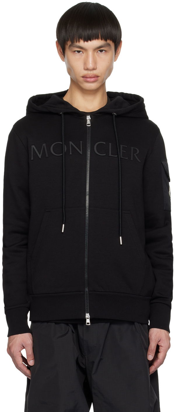 Суитчър Moncler Zip Черно | I20918G0000689A2L, 0