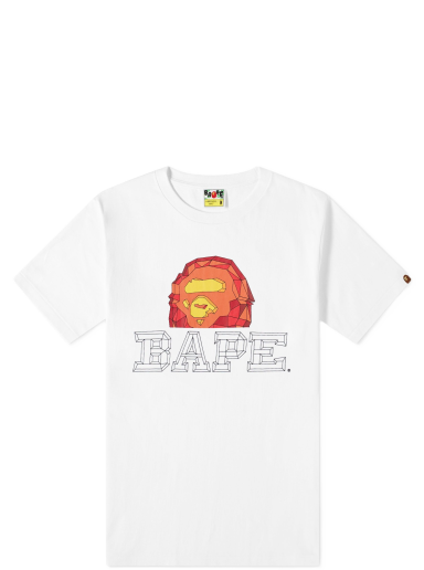 Polygon Ape Head Tee White