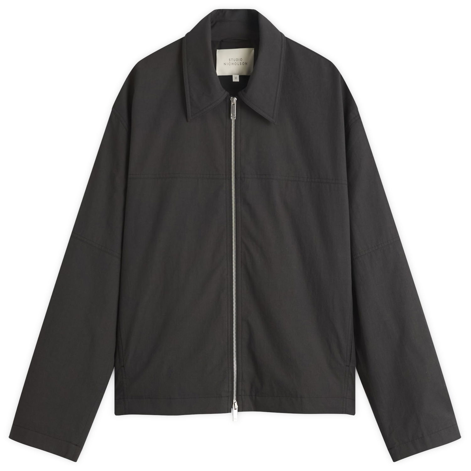 Яке Studio Nicholson Studio Nicholson Zip Through Jacket, Size Large Черно | FOLASNM-1320-GRA, 1